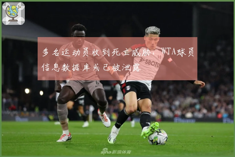 多名运动员收到死亡威胁，WTA球员信息数据库或已被泄露