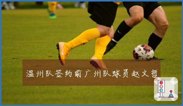 温州队签约前广州队球员赵文哲