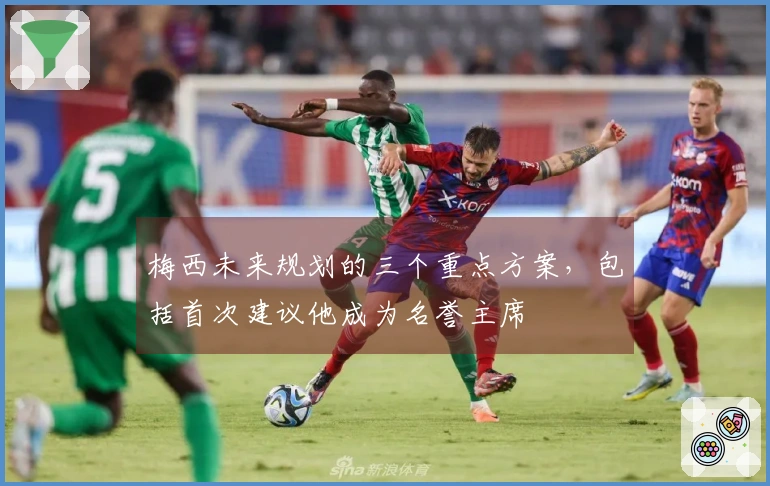 梅西未来规划的三个重点方案，包括首次建议他成为名誉主席